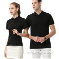 Pure cotton high-end business solid color polo shirt